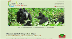 Desktop Screenshot of mountain-gorillas.co.za